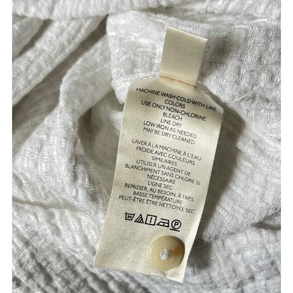 Anthropologie Pilcro  Classic Textured Style No. 4110317990117 white SIZE XS - Picture 10 of 15